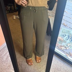 Buy one, get one 1/2 off ✨ Flowy light dark green pants